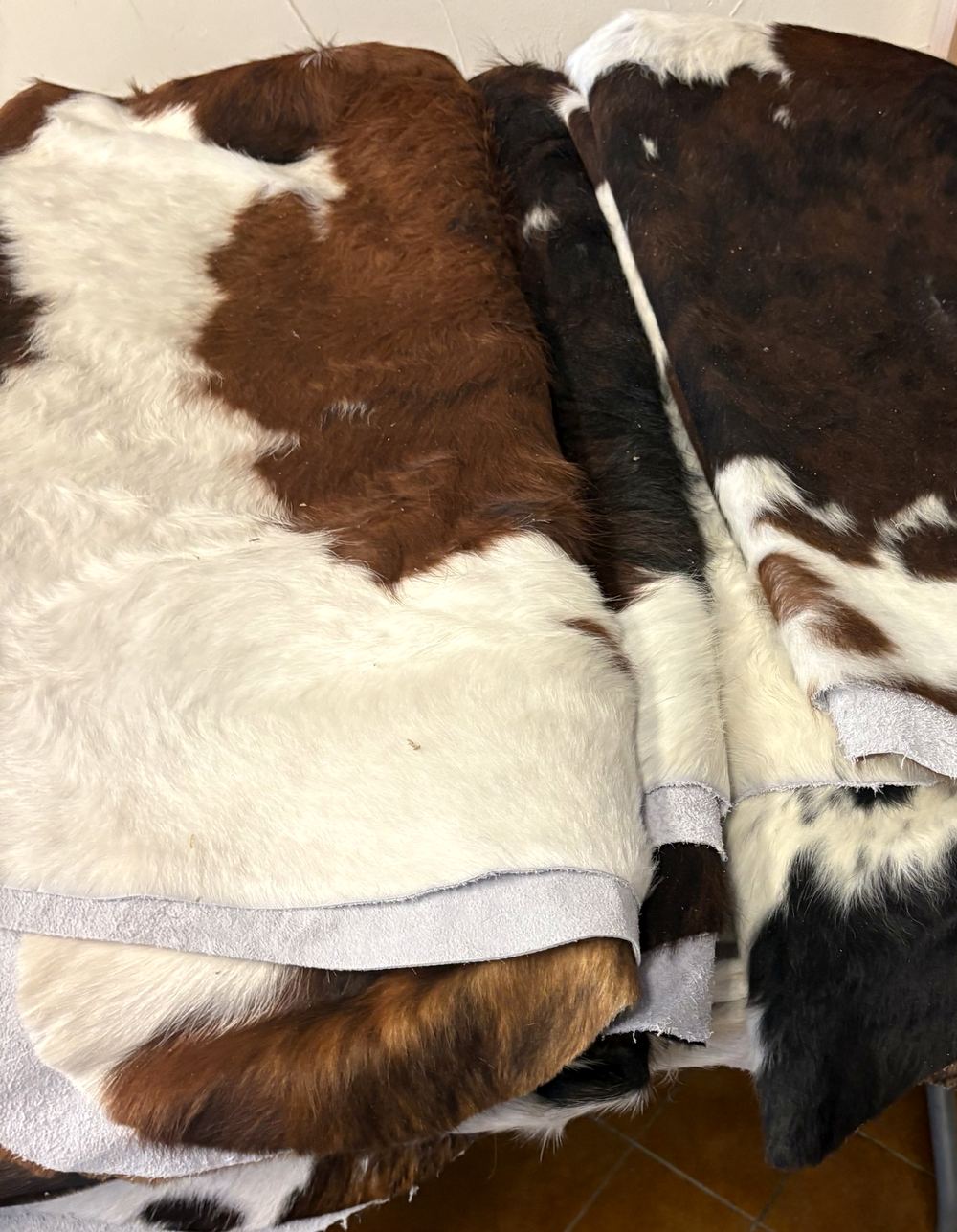 XL hides, folded and ready to ship