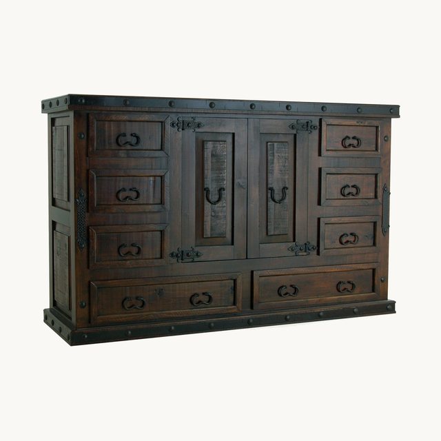 Hacienda 8-Drawer 2-Door Dresser