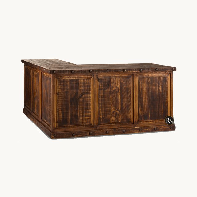 Rustic L-Shape Desk